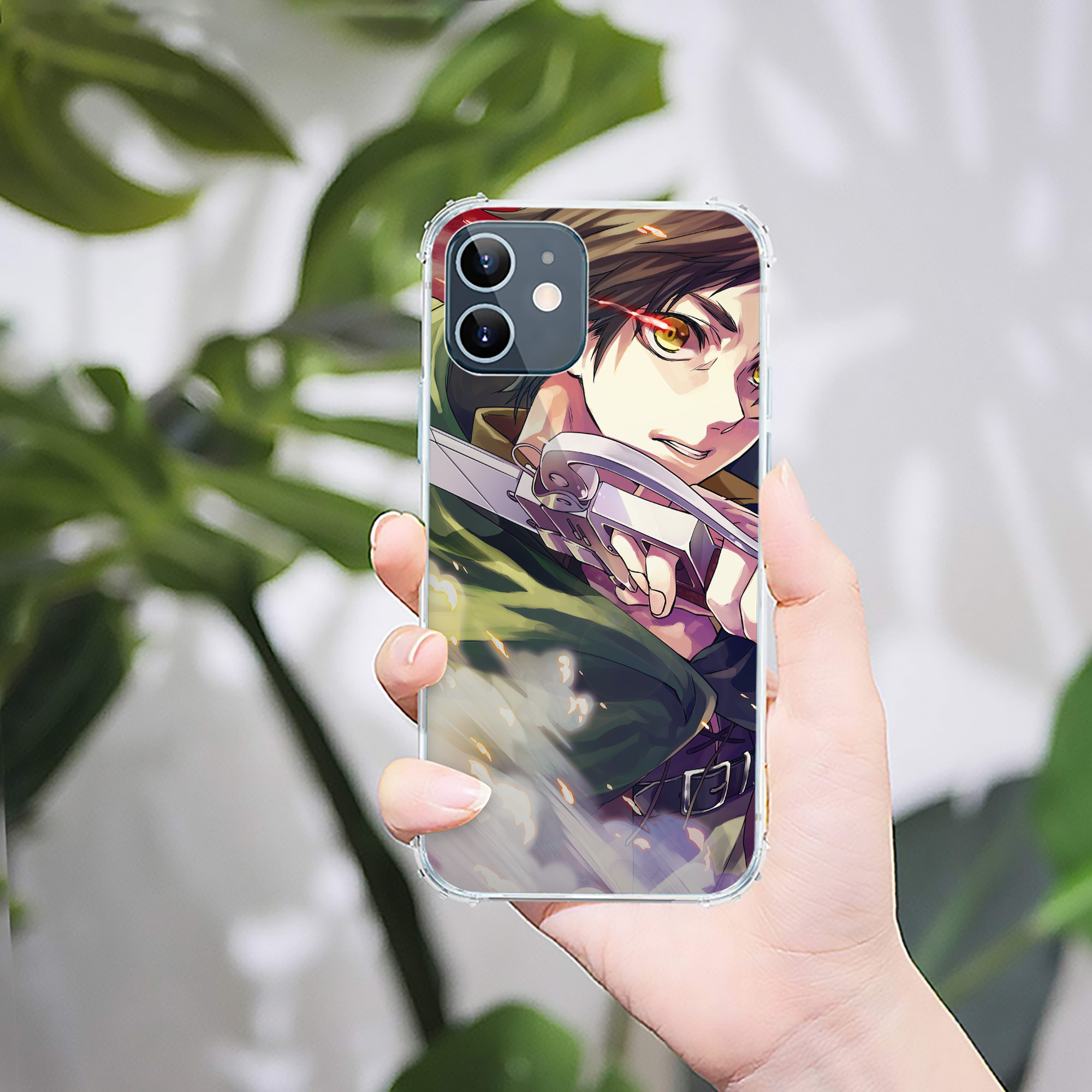 （画像用） 進撃の巨人 Attack on Titan 【iPhone 12シリーズ対応】透明スマホケース（クリアソフトケース）